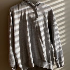 Gray Nike hoodie